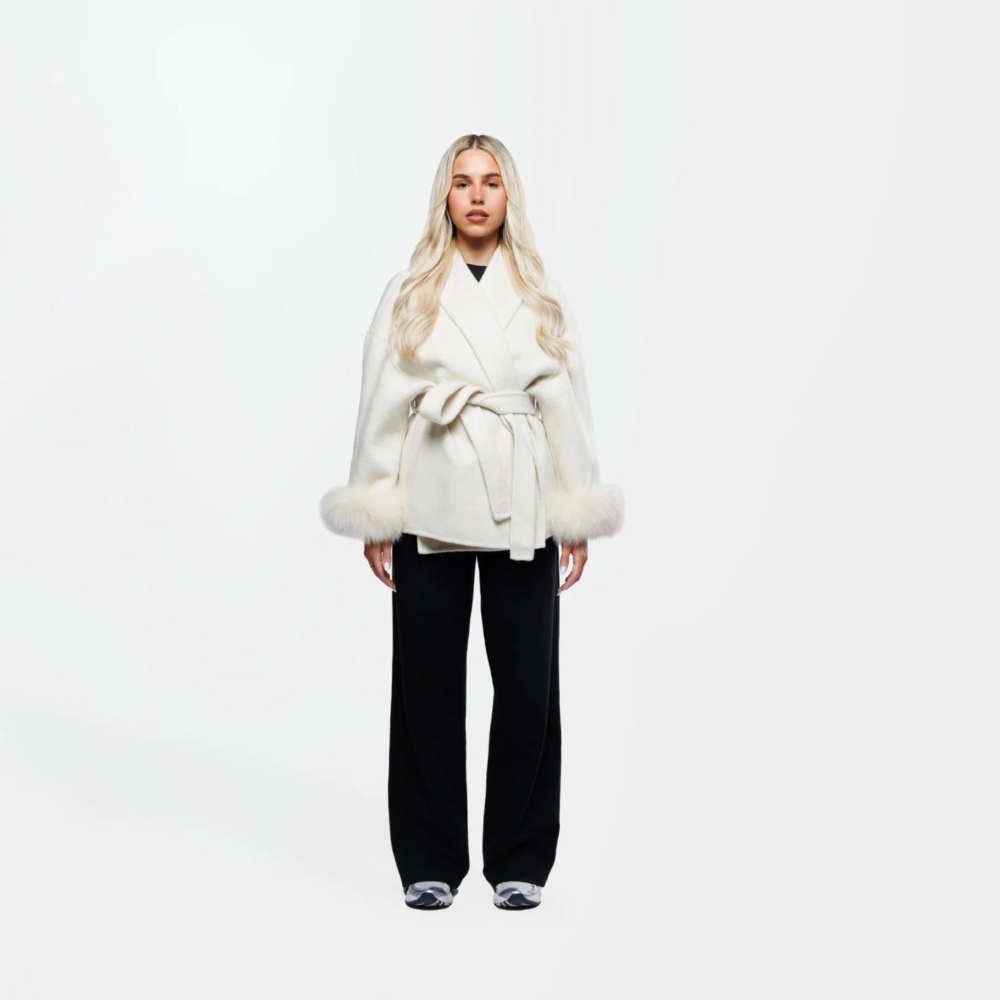 Velluto | Wool Coat White