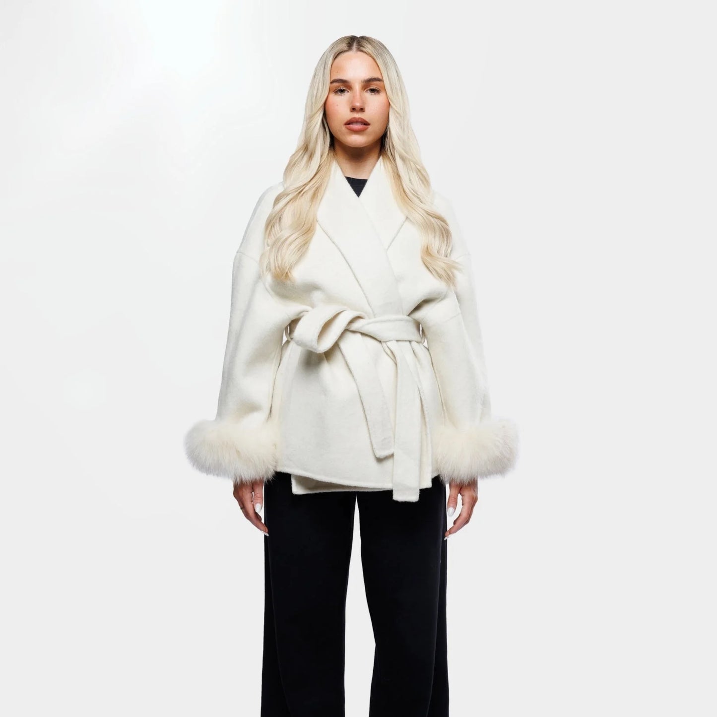 Velluto | Wool Coat White
