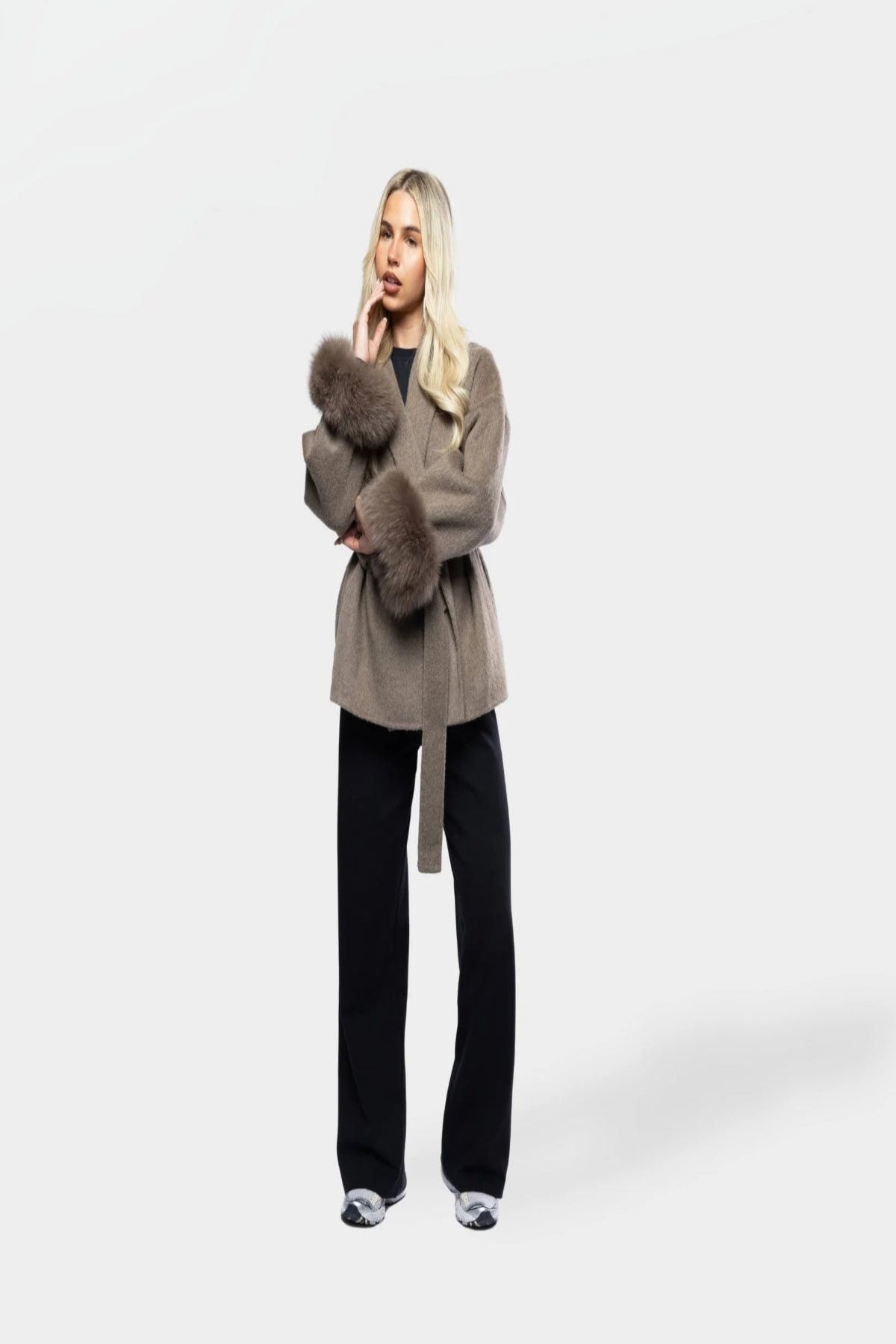 Velluto | Wool Coat Brown