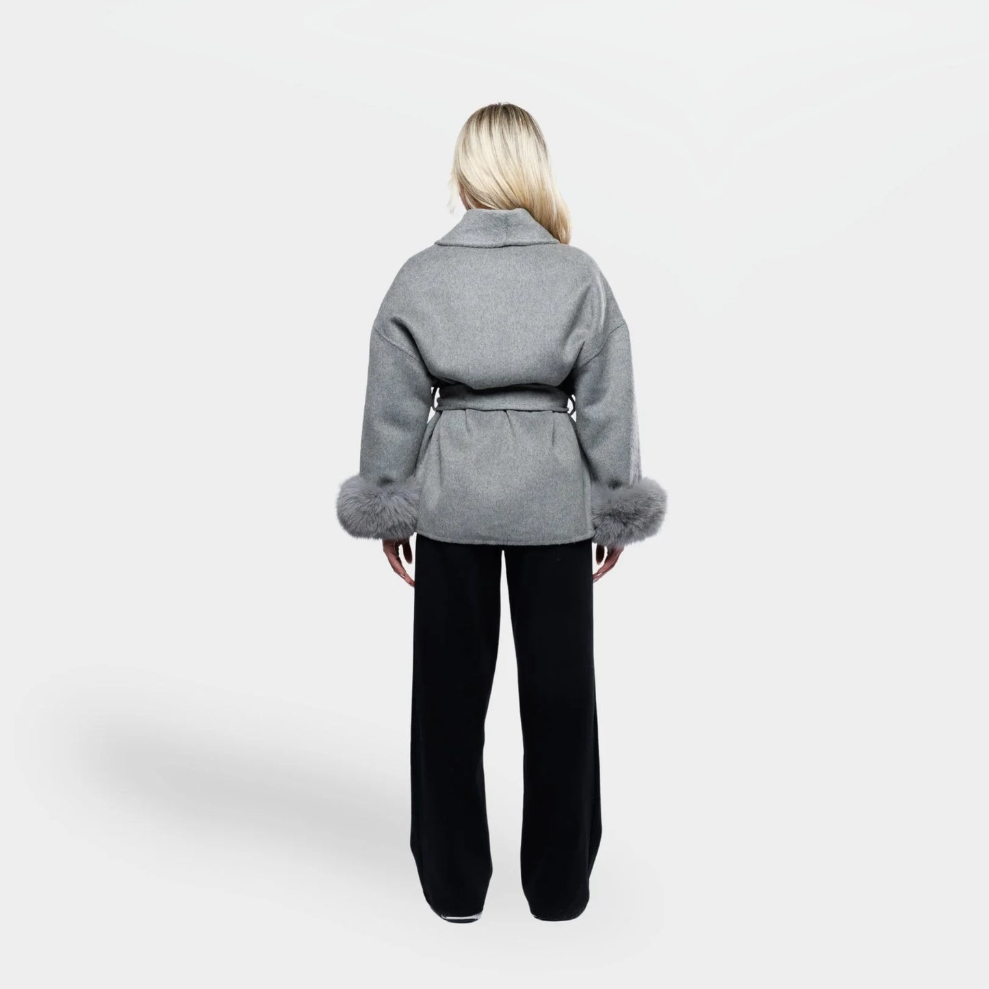 Velluto | Wool Coat Grey