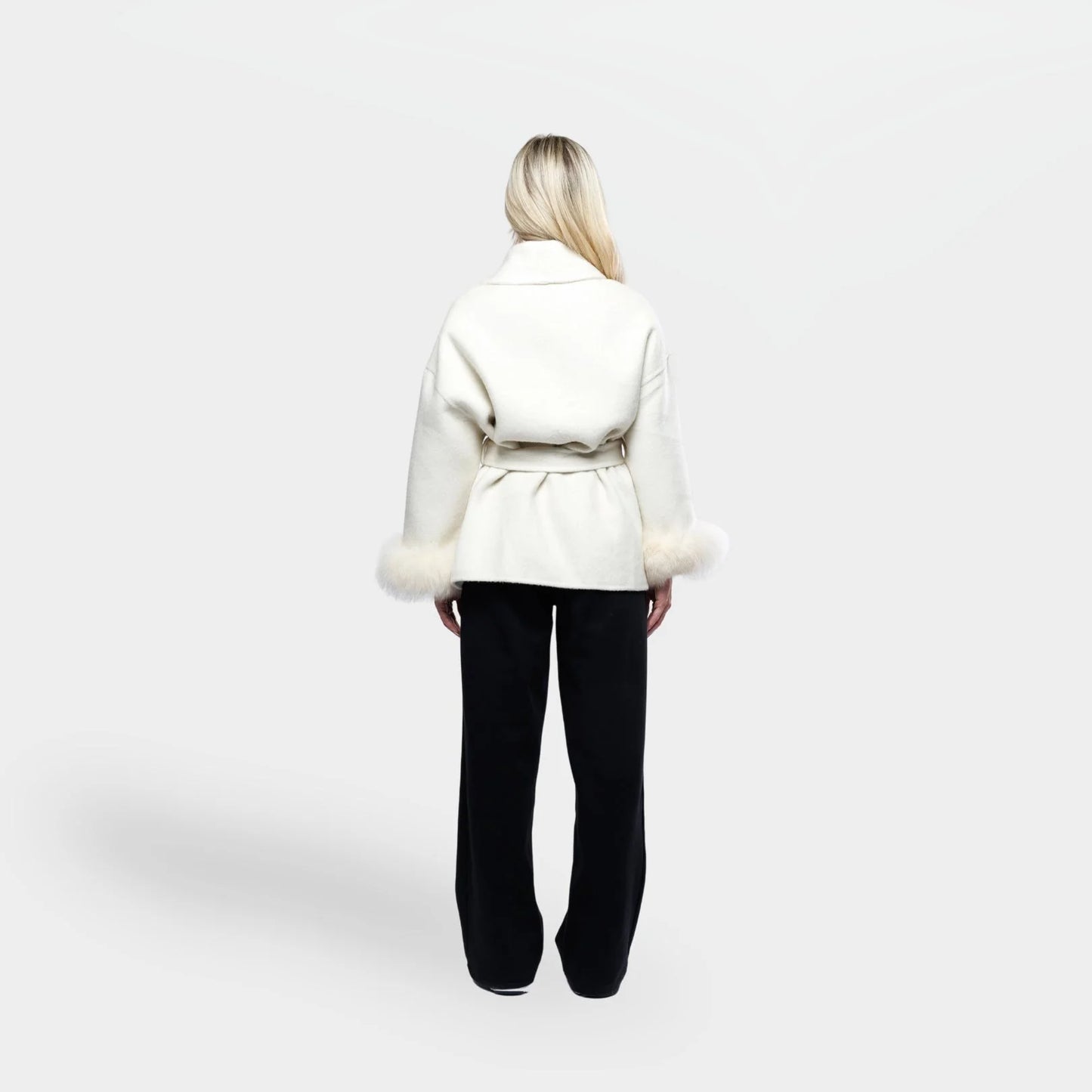 Velluto | Wool Coat White