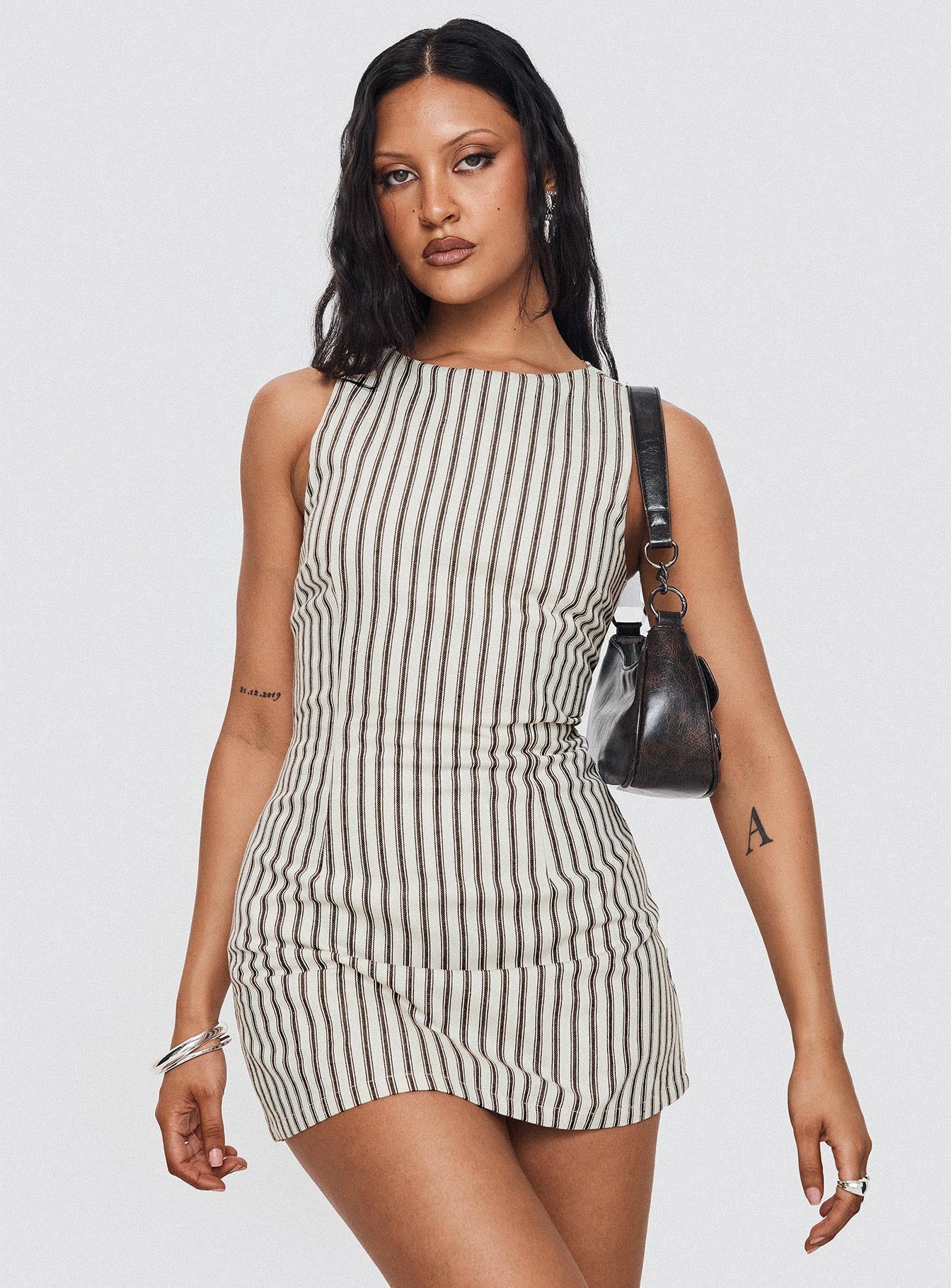 Lina | Striped Mini Dress