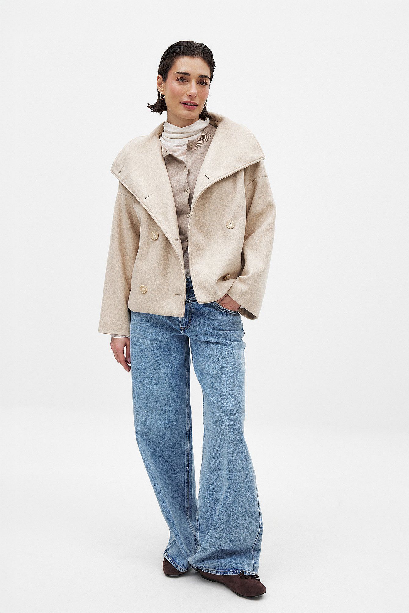 Oro | Wool Coat Beige