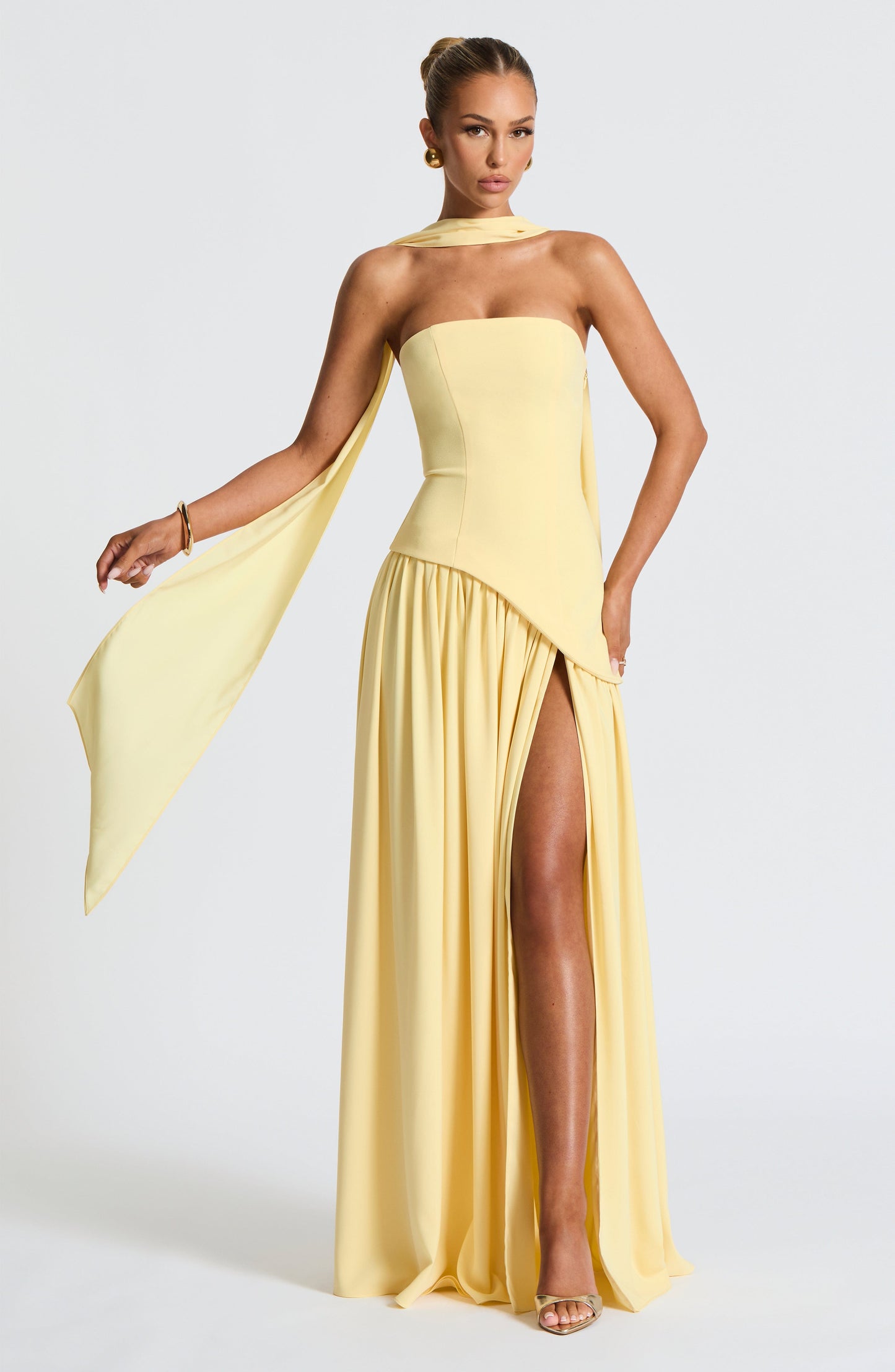 Sciarpa | Strapless Maxi Dress