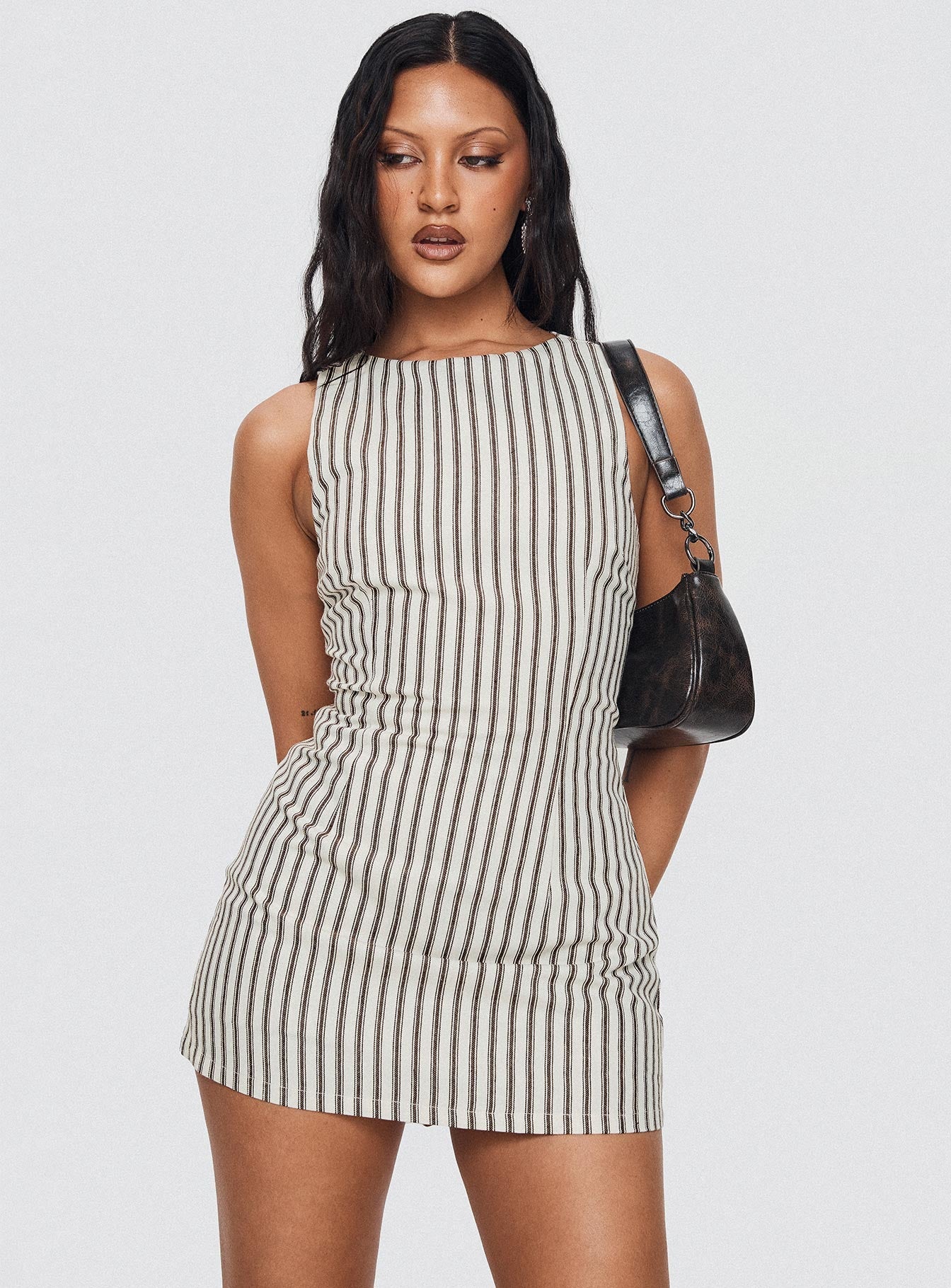 Lina | Striped Mini Dress