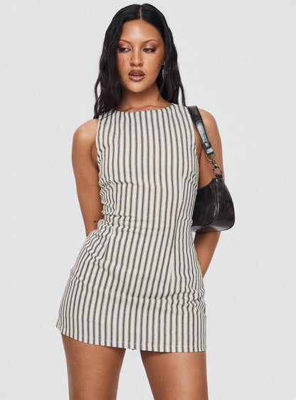 Lina | Striped Mini Dress