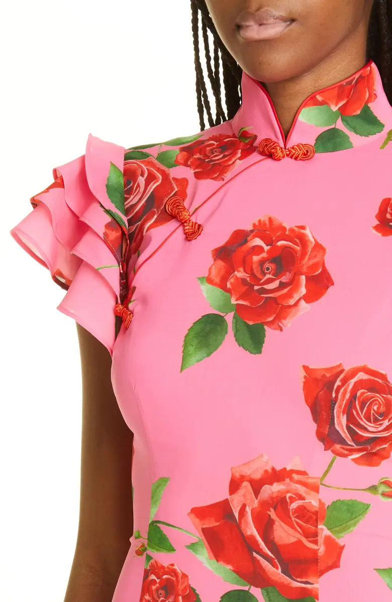 Rafaella | Rose Print Maxi Dress