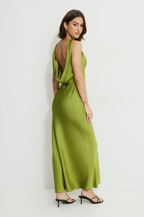 Aperta | Satin Maxi Dress