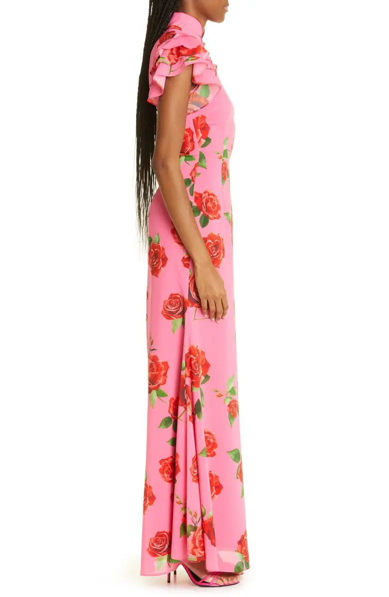 Rafaella | Rose Print Maxi Dress