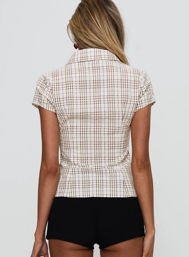 Quadri Vintage | Retro Blouse