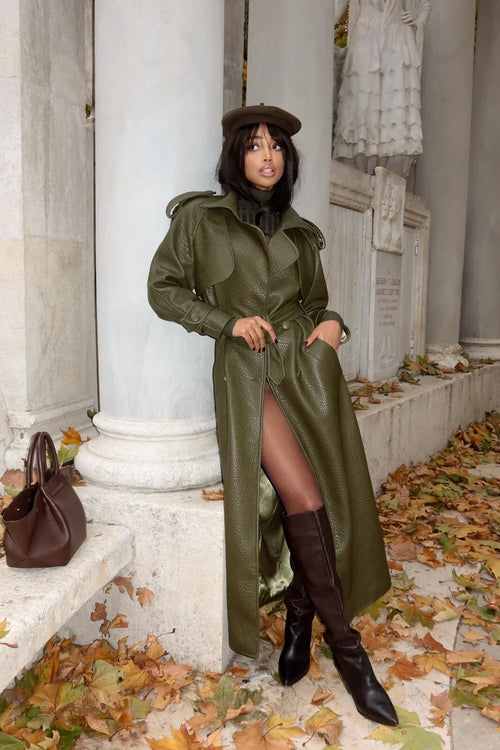 Verde Linea | Trench Coat