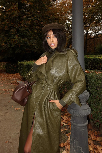 Verde Linea | Trench Coat