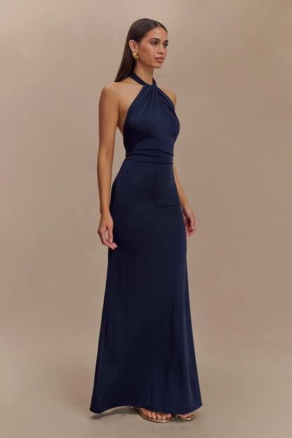 Seta | Halter Maxi Dress