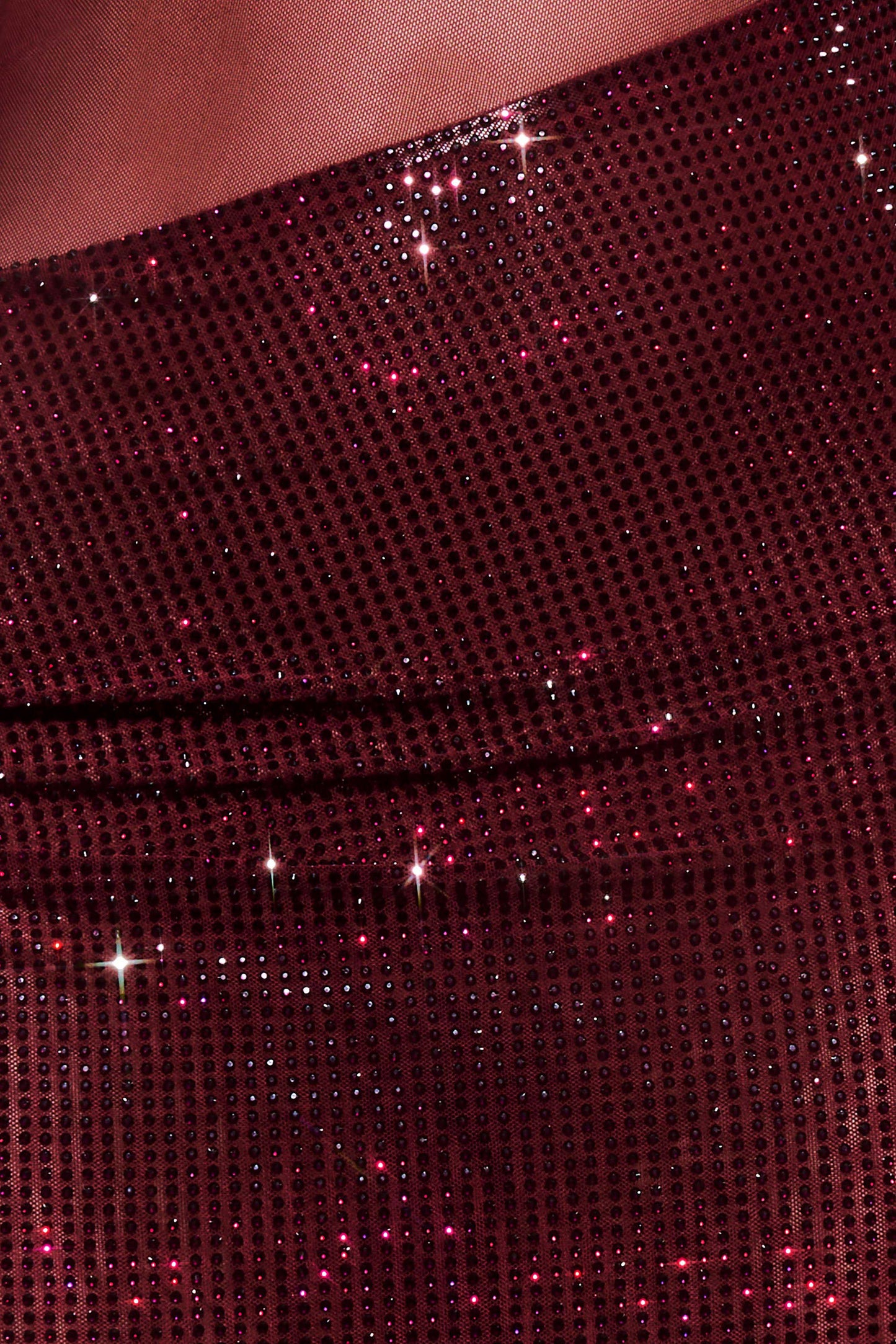 Diamante | Mesh Maxi Dress