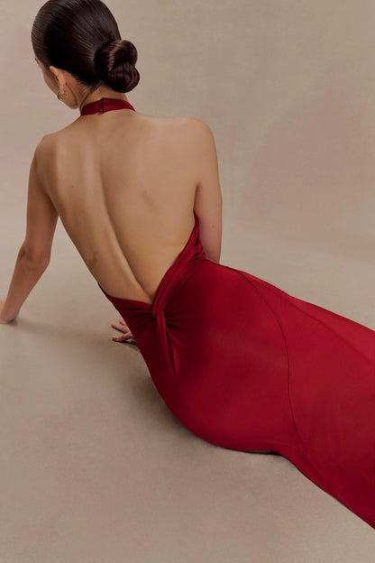 Seta | Halter Maxi Dress
