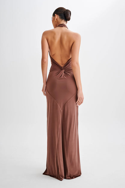 Seta | Halter Maxi Dress