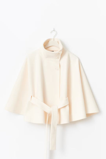 Mantello | Cape Jacket White