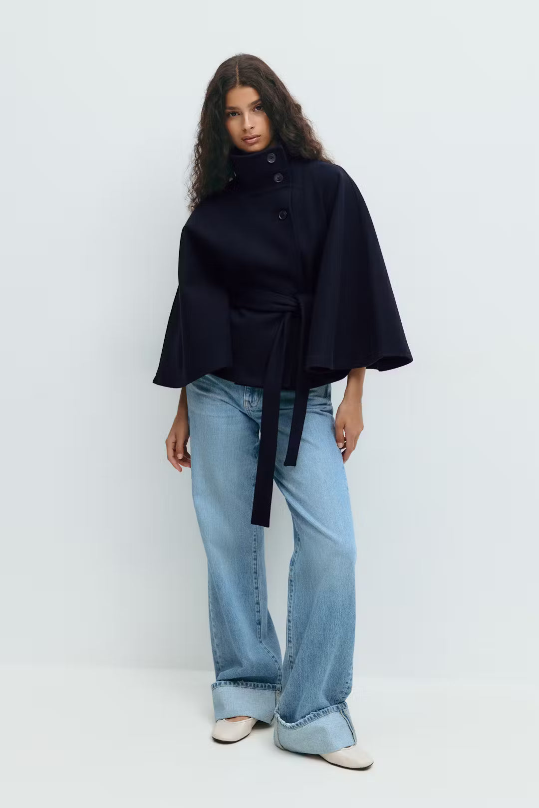 Mantello | Cape Jacket Blue