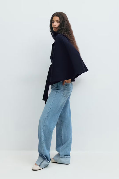 Mantello | Cape Jacket Blue