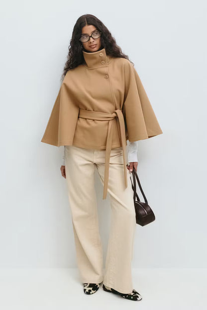 Mantello | Cape Jacket Camel