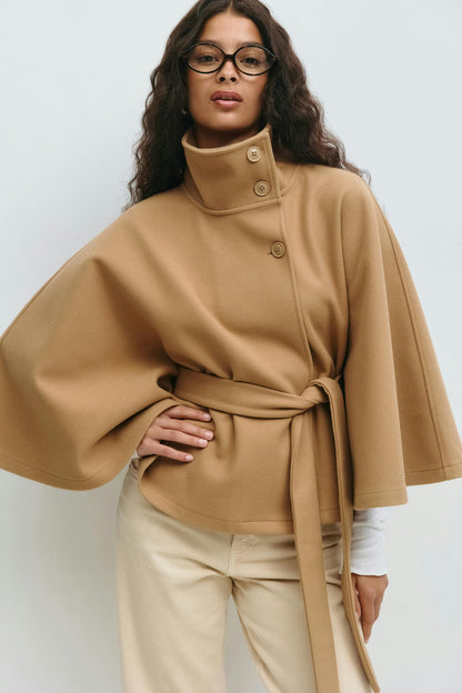 Mantello | Cape Jacket Camel