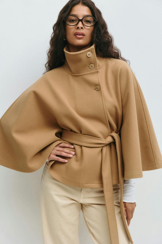 Mantello | Cape Jacket Camel