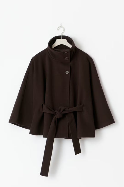Mantello | Cape Jacket Brown