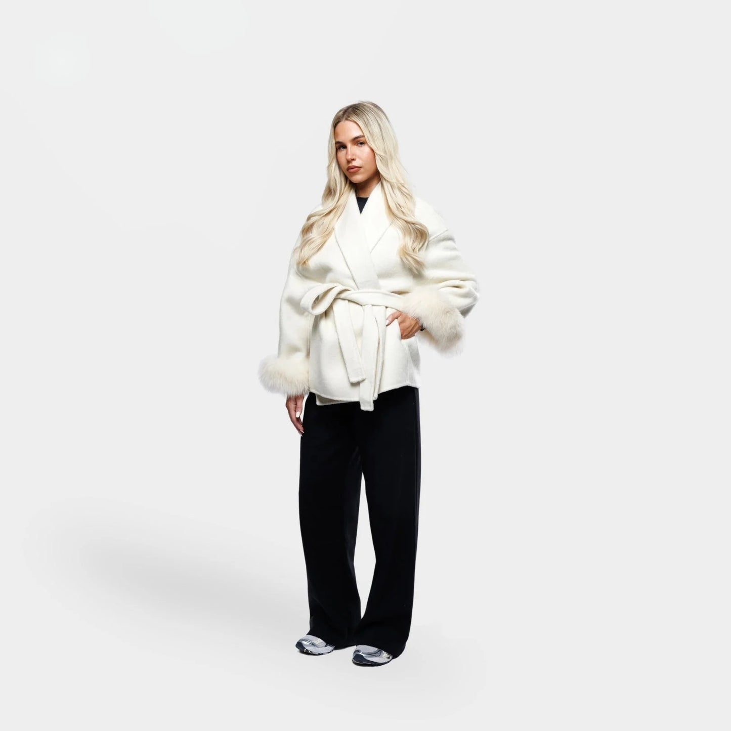 Velluto | Wool Coat White