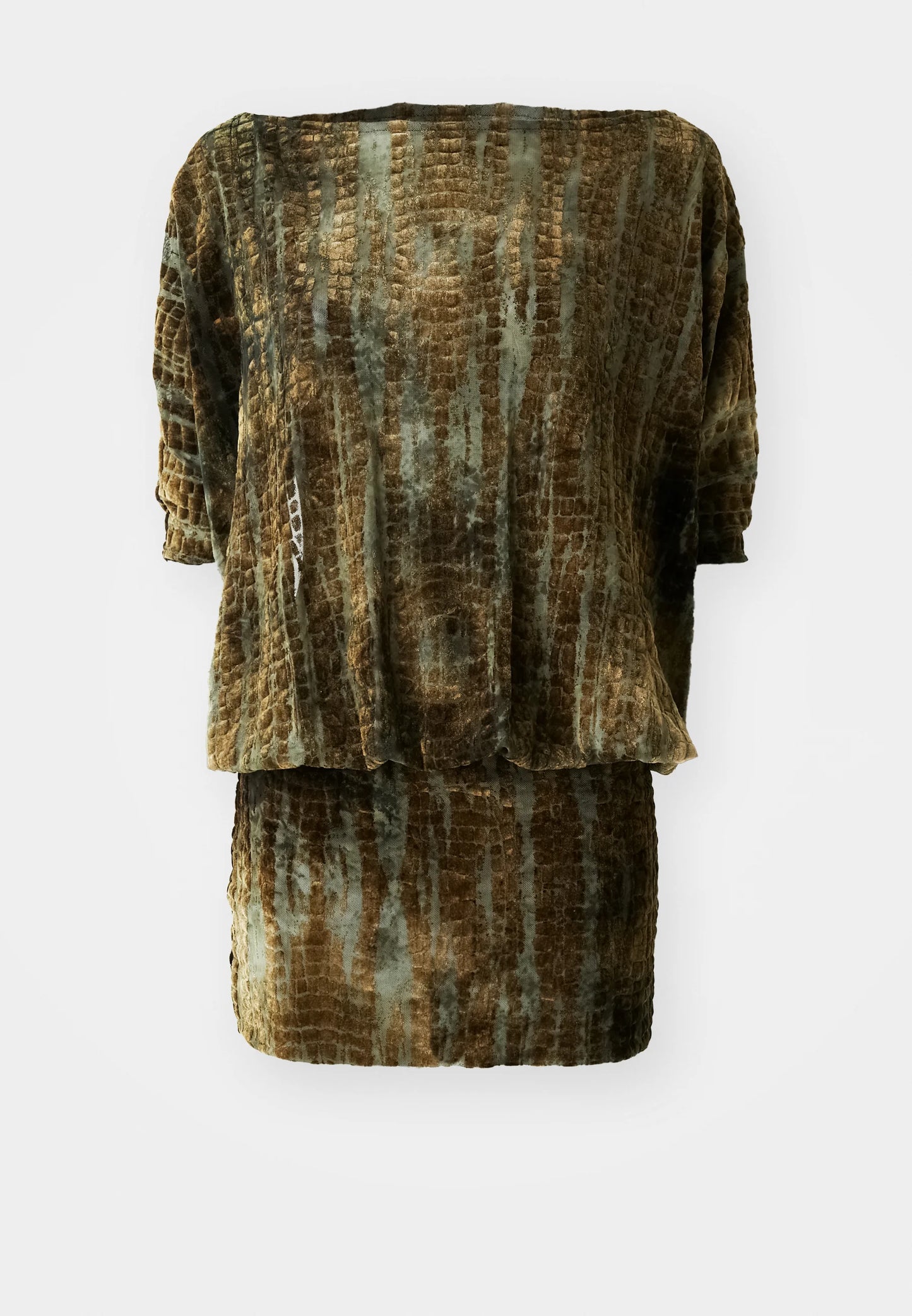 Serpente | Devore Mini Dress