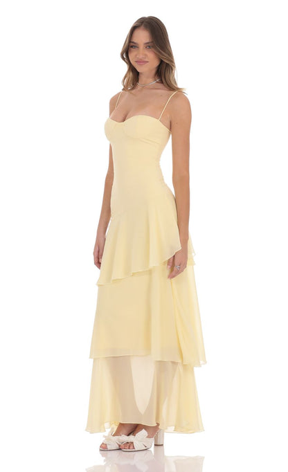 Mireya | Ruffle Maxi Dress