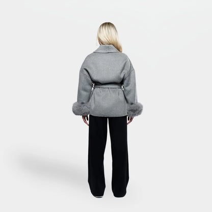 Velluto | Wool Coat Grey