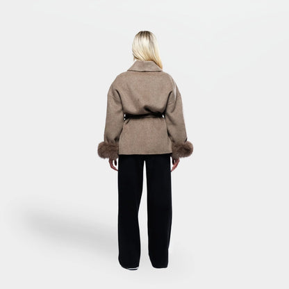 Velluto | Wool Coat Brown