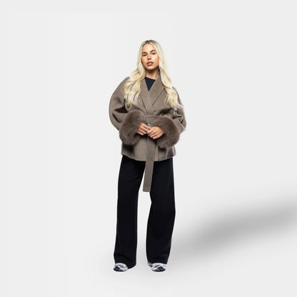 Velluto | Wool Coat Brown