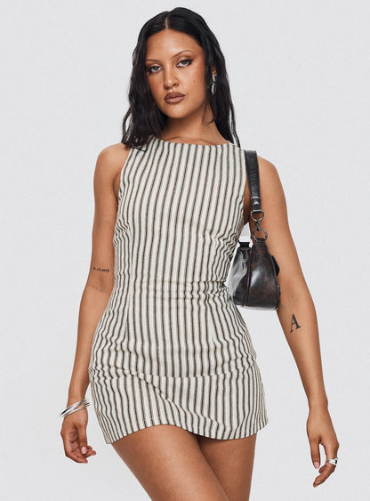 Lina | Striped Mini Dress
