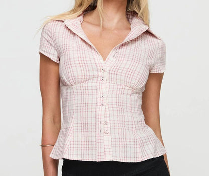 Quadri Vintage | Retro Blouse