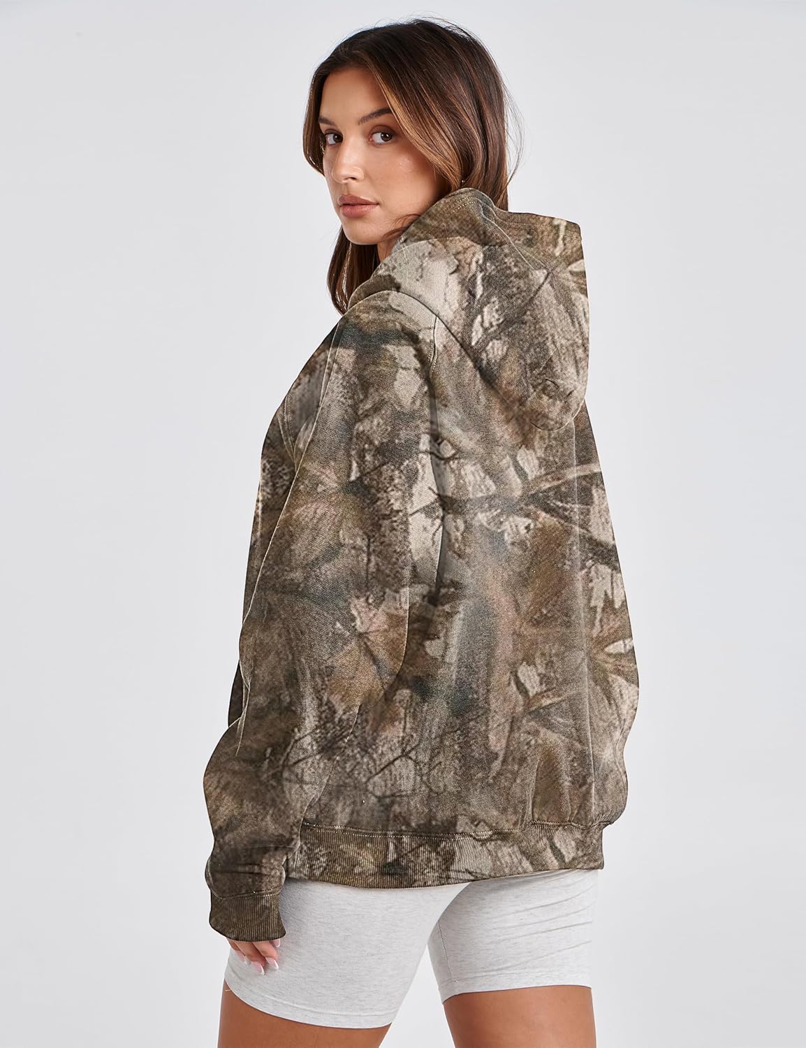 Foglia | Camo Hoodie