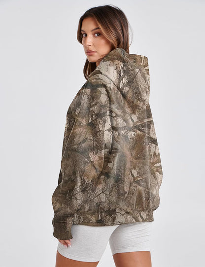 Foglia | Camo Hoodie