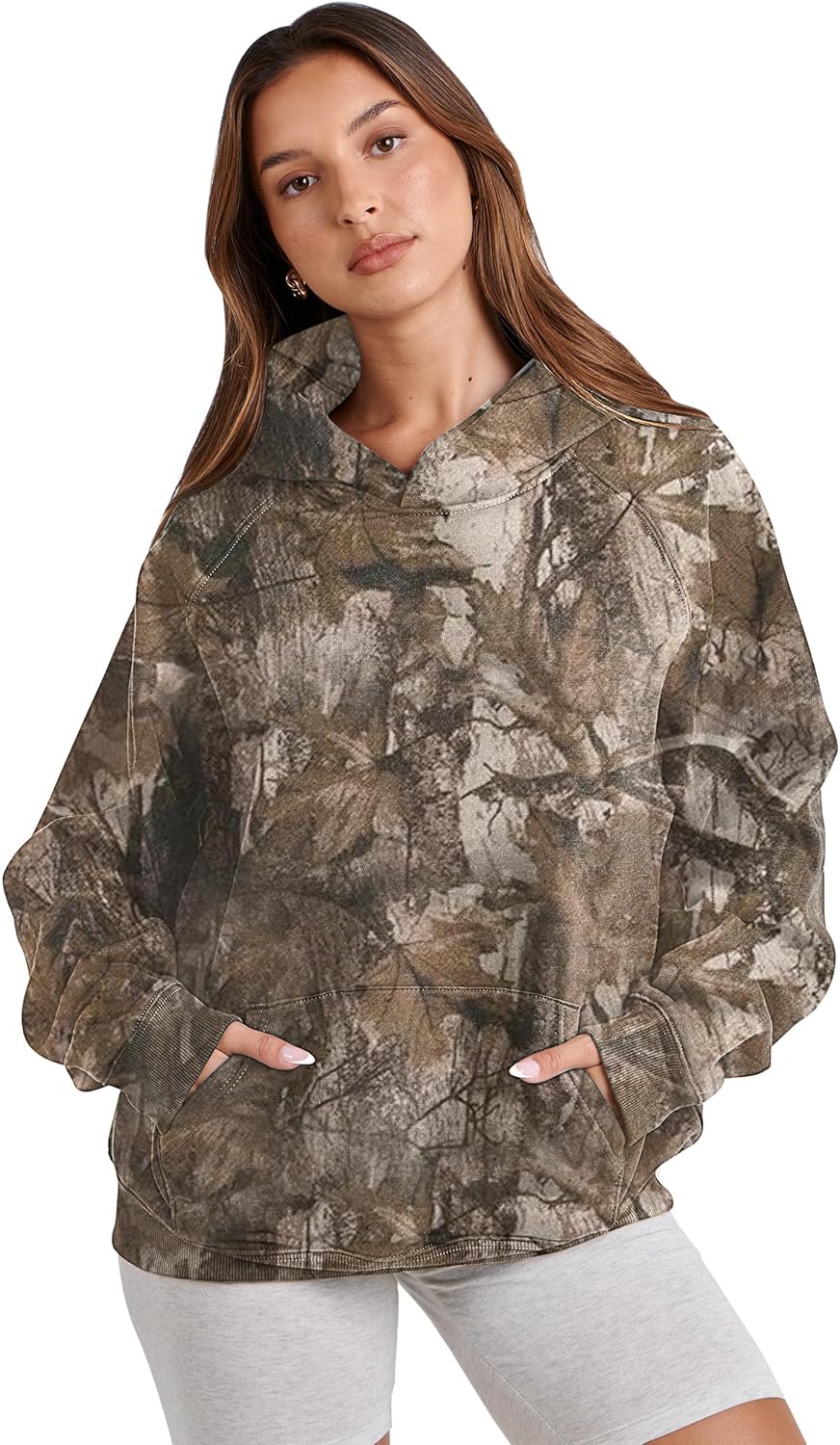 Foglia | Camo Hoodie