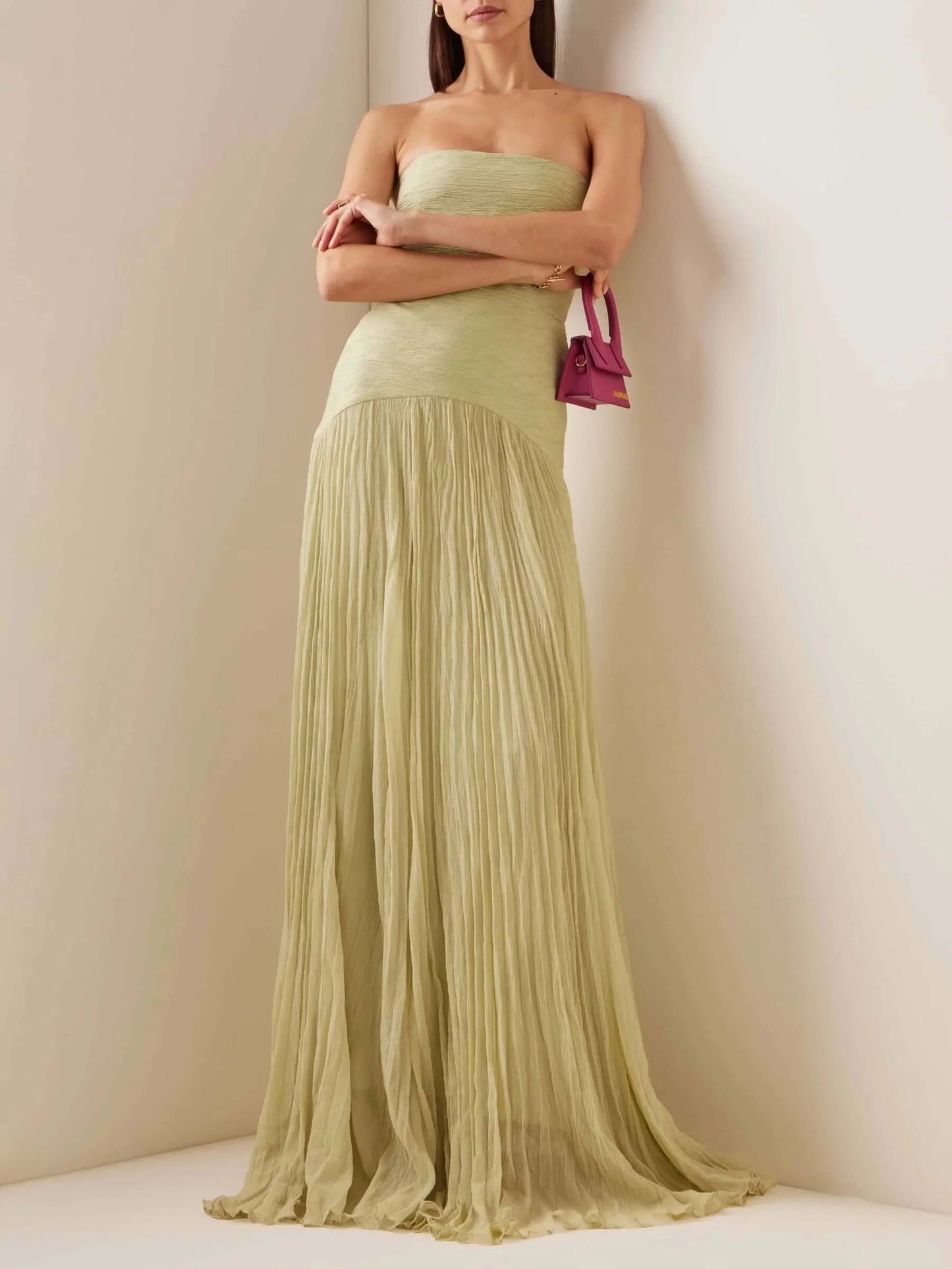 Isola – Strapless Maxi Dress