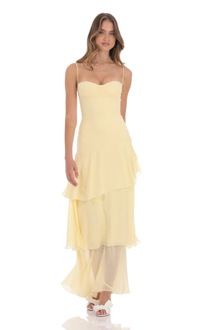 Mireya | Ruffle Maxi Dress