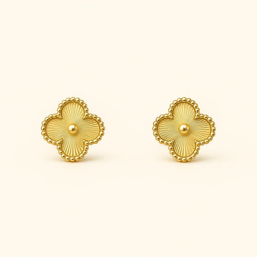 Trifoglio | Gold Earrings