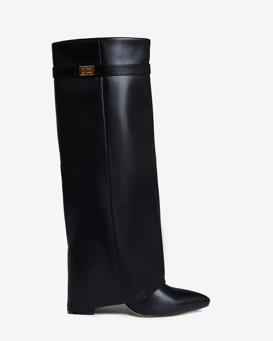 Squalo | Prestige Boots Black Leather
