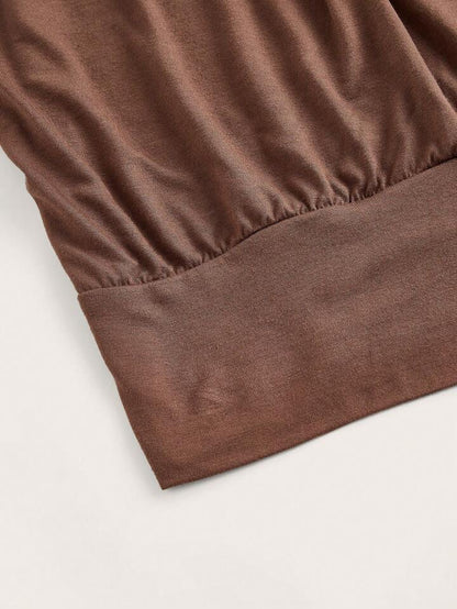 Marrone | Halter Dress