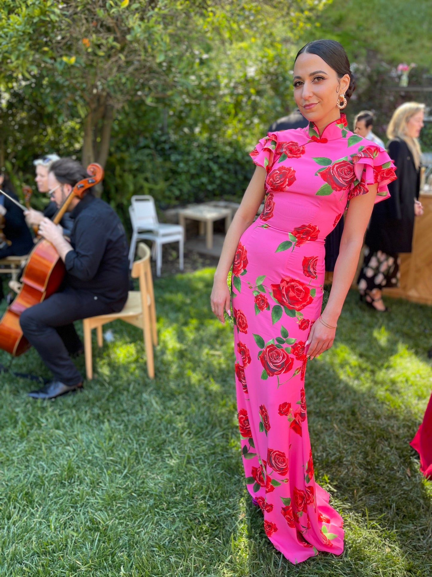 Rafaella | Rose Print Maxi Dress