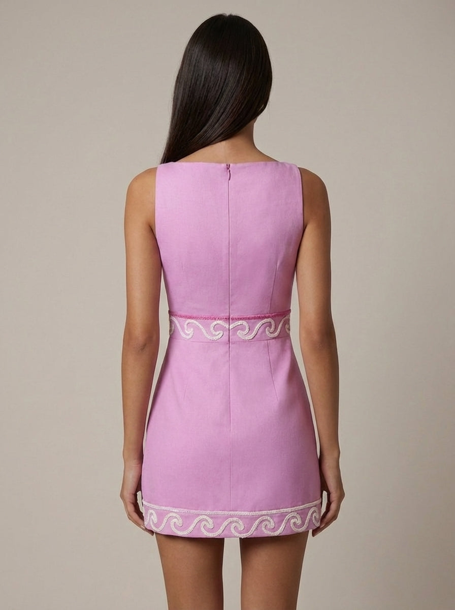 Elira | Embroidered Mini Dress
