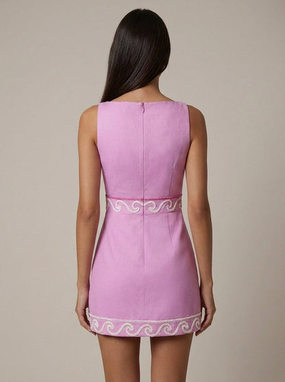 Elira | Embroidered Mini Dress