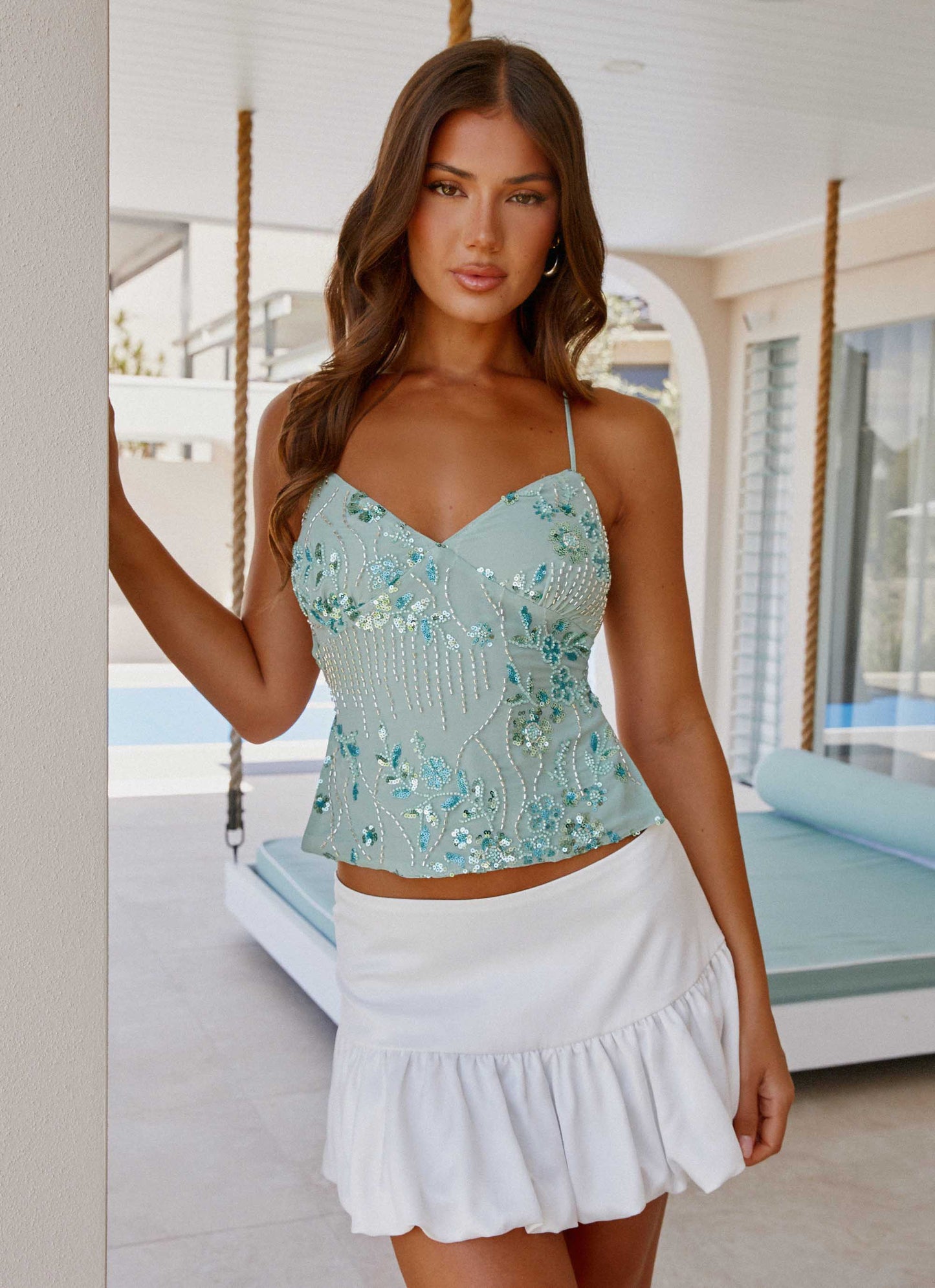 Menta | Sequin Cami