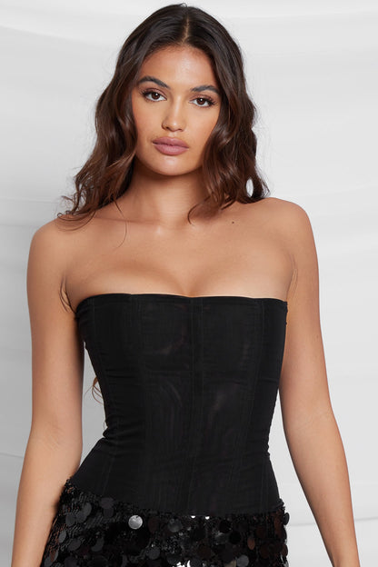 Corpetto Velato | Bustier Top
