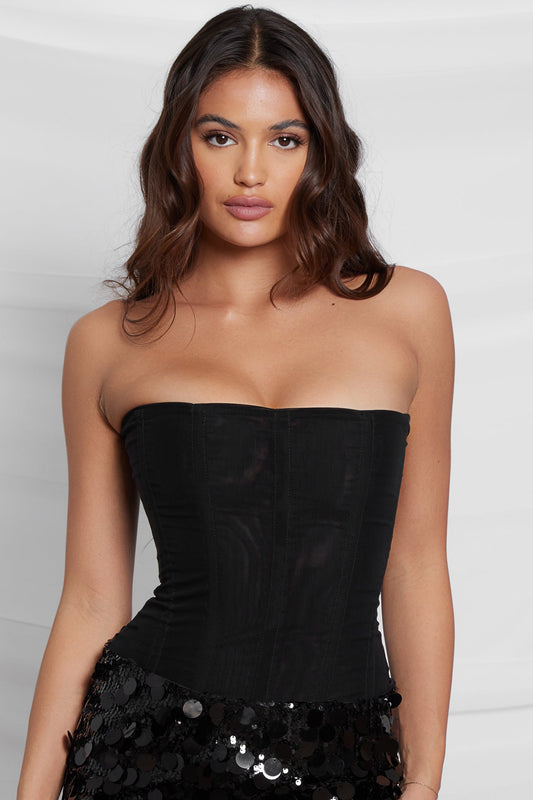 Corpetto Velato | Bustier Top