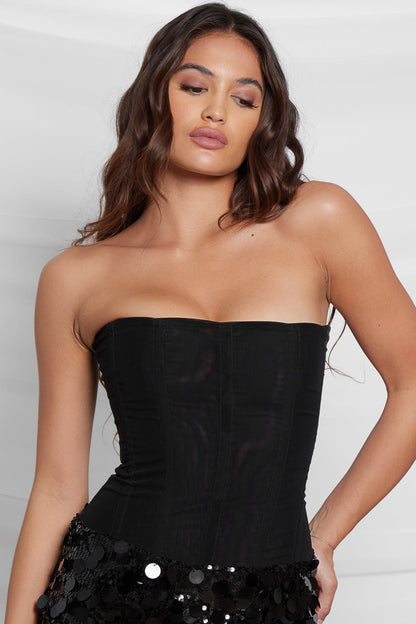 Corpetto Velato | Bustier Top